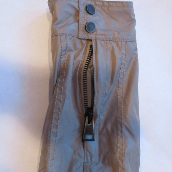 1G First Generation Rain Men's Waterproof Beige Bomber Jacket - Picture 7 of 8